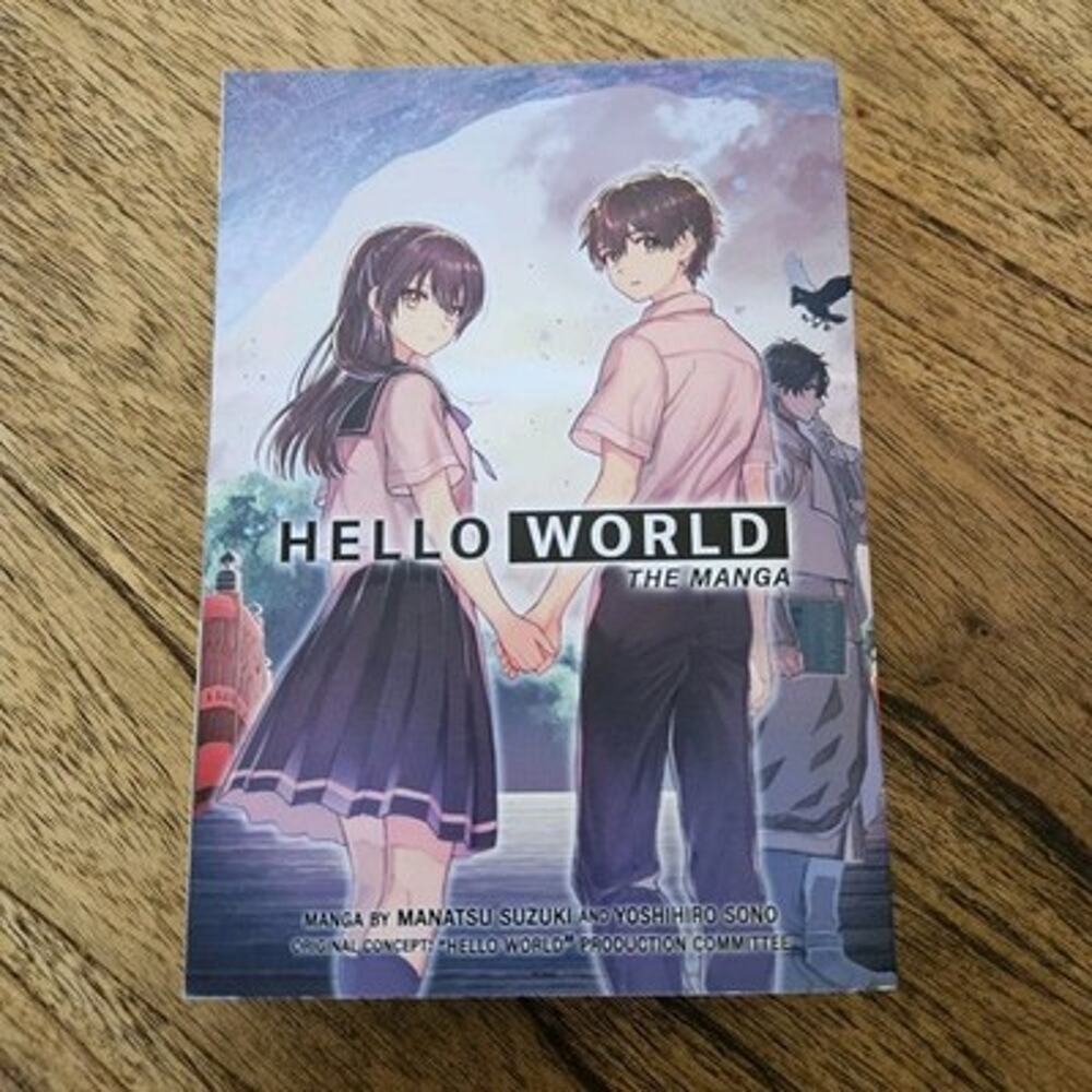 HELLO WORLD: the Manga Paperback Book Sci Fi Romance Drama Teen